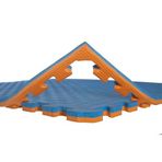 tatami minderi 100x100 26mm kalınlık (mavi-turuncu)