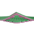 tatami minderi 100x100 26mm kalınlık (yeşil-pembe)