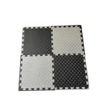 TATAMİ MİNDERİ 20MM(KALINLIK) 50X50 ÇİFT YÖNLÜ KULLANIM (gri-siyah)