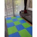 tatami zemin minderi 13mm 50x50 (15 adet fiyatıdır)-(2 eşit renk gönderilecektir) (fıstık yeşili-mavi)