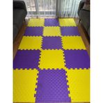 tatami zemin minderi 13mm 50x50 (15 adet fiyatıdır)-(2 eşit renk gönderilecektir) (mor-sarı)