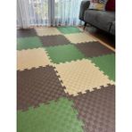 Tatami Zemin Minderi (15 Adet Fiyatıdır ) 13MM 50X50 (3 Eşit Renk Gönderilecektir) - Acı Kahve - Haki - Bej