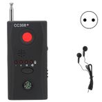 Tatiy Gizli Cihaz Dedektörü, 4 Seviyeli Alarm Sistemli Gizli Kamera Bulucu, Lazer Filtre Algılama, Pusula, Kulaklık, Otel Ev İşi için Anti Stalking Dinleme Takibi(ab fişi)