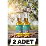 Tatlı Badem Yağı 2x20 Ml %100 Saf Soğuk Sıkım Nemlendirici Saç Ve Cilt Bakımı Vitamin 40 ML