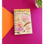 Tatlı Capybara Özel Tasarım Spiralli 15 * 21 cm Dot Defter, Eskiz Defteri, Doodle Book - 2 SAYFA STICKER HEDİYELİ