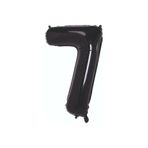 TATLI GÜNLER 26" 74 CM FOLYO BALON RAKAM 7 MAT SİYAH