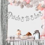 Tatlı Günler Bride To Be Gümüş Banner Yazı