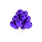 TATLI GÜNLER Elite Balon 20 Adet Balon 12 Inç Metalik Parti Süsleme Mor (25 Cm * 30 Cm)