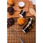 TATLI GÜNLER Gümüş Yaldızlı Siyah 12'li Kek Kalıbı İyiki Doğdun Yazılı 6.5x5 Cm Muffin Cupcake 12LI Siyah