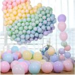 Tatlı Günler Makaron Balon 12" Inç Kalisan Marka 25 Adet Karışık Renk