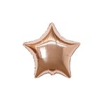TATLI GÜNLER Rose Gold Renk Yıldız Folyo Balon 45 Cm 18 inç Helyuma Uyumlu Star Parti Doğum Günü Konsept Balonu