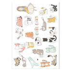 Tatlı Kediler Sticker Set