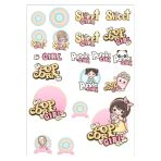 Tatlı Kız Sticker Set