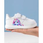 Tatlı Pembiş Unicorn Baskılı Kız Çocuk Spor Ayakkabı - Beyaz