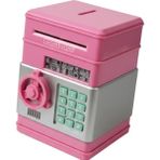 Tatlı Sebep Atm Kasa Kumbara Şifreli Kasa Kumbara - Pembe