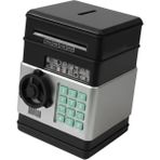 Tatlı Sebep Atm Kasa Kumbara Şifreli Kasa Kumbara - Siyah