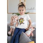 Tatlı Süngerbob Baskılı Unisex Çizgi Film Çocuk Tişört (1-12 Yaş) - Beyaz - 3 - 4 Yaş
