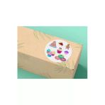 Tatlıcı Baklavıcı Kadayıfçı Dondurmacı Etiketi Dessert Sweet Mat Sticker 3 Cm (100 Adet)