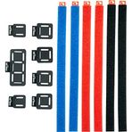 Tatonka Unisex – Yetişkin Loop Strap & Patch Set Cırt Bantlı Bant, Çeşitli 300 x 20 mm