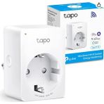 Tatp-Link Tapo P110, Mini Akıllı Wi-Fi Soketi, Enerji Izleme, Amazon Alexa ve Google Home ile Çalışır, Uzaktan Kontrol, Cihaz Paylaşımı, Hub Gerekmez