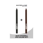 Tattoo Liner Jel Göz Kalemi - 900 Deep Onyx Siyah + 911 Smooth Walnut Kahverengi İkili Set pktmybsmkhikgzkst-8774 Diğer