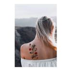 TATTOO TEMPORARY Geçici Büyük Boy Gül Dövmesi