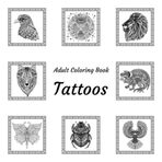 Tattoos - Adult Coloring Book