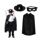 Tatu Craft Zorro Pelerin Şapkası ve Maske Seti Çocuk Boy