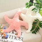 Tatuo 2 Adet Denizyıldızı Yastık Sevimli Plaj Yastığı 50,8 cm Yıldız Balık Şekilli Kırlent Peluş Plaj Odası Dekoru Dekoratif Okyanus Yıldızı Doldurulmuş Oyuncak Hayvan Peluş Yastık Çocuk Yatak Odası Oturma