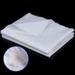 Tatuo Yumuşak ve Sağlam Kumaş Poli Pamuklu Geniş Kumaş, Düz Poli Pamuklu Kumaş, Nakış için Poli Pamuklu Elbise El İşi Malzemesi, Nakış Kumaş Pamuk, Beyaz (3,5 Yard x 1,5 Yard)