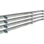 Tau Otomatik Kayar Kapı Motoru Kremayer Dişlisi 30X8 mm 1 mt Galvaniz Çelik