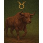 TAURUS Composition Notebook – The Steady Builder | 7.5 x 9.25” | 111 Lined Pages | Matte Finish