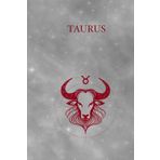 Taurus Zodiac Journal – Dotted Notebook | Silver & Burgundy Cover | 6x9 in Hardcover