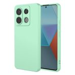 TAUYN Xiaomi Poco M6 Pro/Redmi Note 13 Pro 4G için Kılıf, Yumuşak TPU Koruyucu Kapak, Sıvı Silikon Düşmeyi Önleyici Telefon Kılıfı, Matcha Yeşili