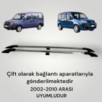Tavan Çıtası Fiat Doblo 2002-2010 Kısa Şase Uyumlu - Gri