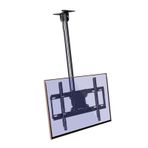 Tavan TV Montaj Braketi - 32-65 inç TV'ler için Tavan TV Montajı, Tam Hareketli Yükseklik Ayarlanabilir Döner Eğilebilir Braket, LCD TV ve Monitörler için, Metal Genleşme Vida Sa,5001000mm