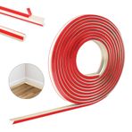 Tavanlar için 300 cm Esnek Kaplama PVC, Su Geçirmez Fayans Döşeme Kendinden Yapışkanlı, Duvar Karosu Kenarları, Bordür Dolabı Kenarları, Pencere Kapı Aynası ve Çerçeve için 3D Süpürgelik Tahtası (12 x