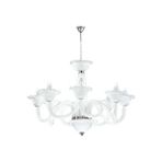 Tavcam Bahar Opal 8'li Salon Avize - Beyaz