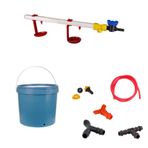 Tavpet 20 lt Depolu Askılı Çanaklı Set 1 Nipel Tavuk Suluğu