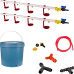 Tavpet 20 lt Depolu Askılı Çanaklı Set 14 Nipel Tavuk Suluğu