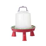 Tavpet 4 kg Ayaklı Plastiş Şeffaf Tavuk Yemliği