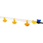 Tavpet 60 cm 3 Nipelli Küçük Yaylı Çanaklı Civcivler Için Nipel Suluk Sistemi