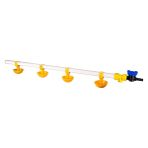 Tavpet 80 cm 4 Nipelli Küçük Yaylı Çanaklı Civcivler Için Nipel Suluk Sistemi