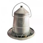 Tavpet Metal Yem Akış Ayarlı 7,8 kg Askılı Üstten Dolum Tavuk Yemlığı