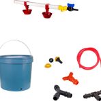 Tavpet Nipel 20 lt Depolu Yaylı Çanaklı Set 3 Tavuk Suluğu