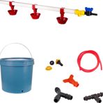 Tavpet Nipel 20 lt Depolu Yaylı Çanaklı Set 9 Tavuk Suluğu