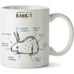 Tavşan Anatomisi Anatomy of A Rabbit Baskılı Kupa