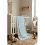 Tavşan Desenli Soft Touch Termal Bebek Battaniyesi Cbt0005 Renkli 100 X 150