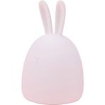 Tavşan LED Gece Işık Dokunmatik Sensör Renkli USB Şarj Edilebilir Karikatür Silikon Bunny Lamba Çocuklar Için Bebek Yatak Odası Başucu Hediye | LED Gece Işıkları (Yurt Dışından) - Beyaz