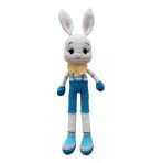 Tavşan Ponçik Yanak Maviş Amigurumi Organik Oyuncak